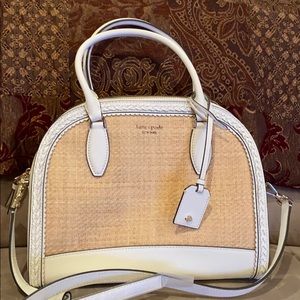 BNWT Kate Spade Basket Weave Purse